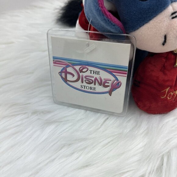 Disney Store Mini Bean Bag "Santa Eeyore" 8" Plush Christmas Stuffed Animal - Picture 6 of 15
